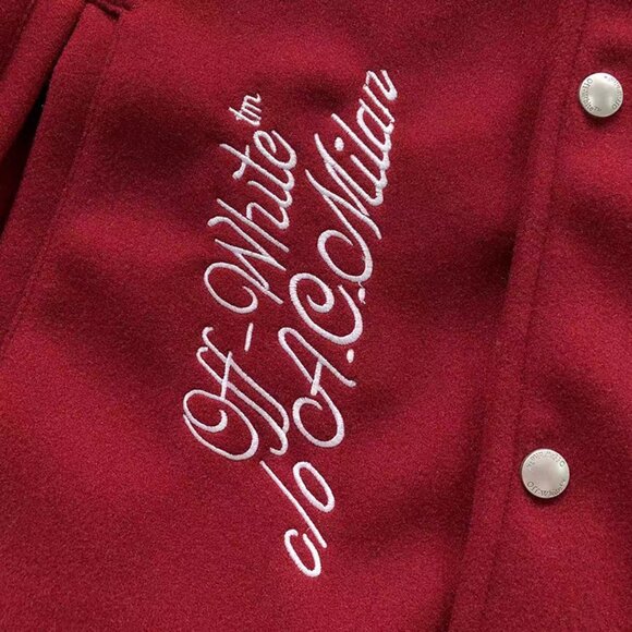 Off-White x A.C. Milan Varsity Jacket - Picture 9 of 15